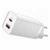 BASEUS GAN2 LITE QUICK CHARGER 2X USB TYPE-C 65WATT WHITE