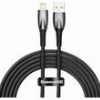 BASEUS GLIMMER SERIES USB-A TO LIGHTNING CABLE 20W 2.4A 2M BLACK