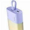 BASEUS POWERBANK POPSICLE 5200MAH 20W LIGHTNING + TYPE-C EDITION NEBULA PURPLE