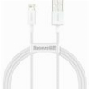 BASEUS SUPERIOR SERIES USB-A TO LIGHTNING CABLE 20W 2.4A 1M WHITE CALYS-A02
