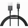 BASEUS SUPERIOR SERIES USB-A TO MICROUSB CABLE 18W 2A 1M BLACK CAMYS-01