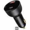 BASEUS SUPERME DIGITAL DISPLAY PPS DUAL QUICK CHARGER CAR CHARGER BLACK