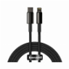 BASEUS TUNGSTEN GOLD FAST CHARGING DATA CABLE TYPE-C TO LIGHTNING PD 20W 2M BLACK