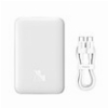BASEUS WIRELESS POWERBANK MINI 10000MAH 20W MAGNETIC MAGSAFE WHITE