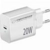 ESPERANZA EZC104W QUICK POWER CHARGER 20W USB-C PD WHITE