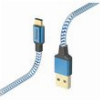ΚΑΛΩΔΙΟ HAMA 201558 REFLECTIVE ΦΟΡΤΙΣΗΣ/ΔΕΔΟΜΕΝΩΝ USB TYPE-C - USB-A 1.5M