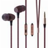 AKAI BTE-W200F KΑΦΕ ΒAMBOO IN-EAR ΑΚΟΥΣΤΙΚΑ HANDSFREE ΜΕ ΚΑΛΩΔΙΟ 1.2Μ