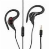 LAMTECH SPORT MOBILE EARPHONES WITH MIC BLACK LAM020212