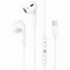 LAMTECH LIGHTNING WIRED EARPHONES WITH MICROPHONE WHITE LAM111740