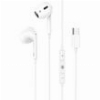 LAMTECH TYPE-C MOBILE EARPHONES WITH MICROPHONE WHITE LAM020939