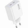LAMTECH DUAL TYPE-C FAST CHARGER PD35W WHITE LAM113096