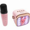 LAMTECH BT5.4 RGB KID KARAOKE SPEAKER PINK WITH MIC HOPPEE LAM980220