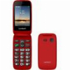 ΚΙΝΗΤΟ LAMTECH FLIP PHONE 2.8' DISPLAY WITH BT FM RADIO SOS 1400 MAH GR MENU FLIP-X RED LAM980657