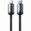 CHARGING CABLE WK 35W PD TYPE-C/I6 BLACK 1M WDC-33 3A