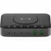 4SMARTS 7IN1 GAN CHARGING STATION 100W + QI WIRELESS BLACK/GREY
