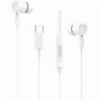 XO EP81 ΕΝΣΥΡΜΑΤΑ IN-EAR ΜΕΤΑΛΛΙΚΑ ΑΚΟΥΣΤΙΚΑ ΜΕ ΜΙΚΡΟΦΩΝΟ ΚΑΙ ΒΥΣΜΑ USB-C ΣΕ ΛΕΥΚΟ ΧΡΩΜΑ