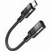 HOCO U107 LIGHTNING TO USB-C ADAPTER 0.1M BLACK