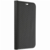 FORCELL LUNA CARBON FLIP CASE FOR SAMSUNG GALAXY A12 BLACK