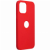FORCELL SILICONE CASE FOR IPHONE 12 PRO MAX RED (WITH HOLE)