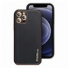 LEATHER CASE FOR IPHONE 15 PLUS BLACK