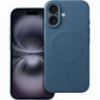 SILICONE MAG COVER CASE COMPATIBLE WITH MAGSAFE FOR IPHONE 16 BLUE