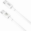 XO NB-Q190B ΚΑΛΩΔΙΟ USB HIGH-SPEED ΤYPE-C ΑΡΣ. - USB TYPE-C ΑΡΣ. 60W 2.00M ΣΕ ΛΕΥΚΟ ΧΡΩΜΑ