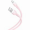 XO NB212 ΚΑΛΩΔΙΟ HIGH-SPEED USB A ΑΡΣ. - LIGHTNING 10.5W 1.00M ΣΕ ΡΟΖ ΧΡΩΜΑ