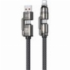 CHARGING CABLE 4 IN 1 WK 240W USB/TYPE-C TO I6/TYPE-C BLACK 1.2M WDC-50