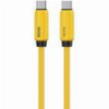 CHARGING CABLE WK 65W TYPE-C/TYPE-C YELLOW 1M WDC-28