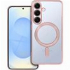 ELECTRO MAG COVER CASE COMPATIBLE WITH MAGSAFE FOR SAMSUNG S25 ROSE GOLD