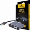 CABLEXPERT 4K USB TO HDMI + VGA DISPLAY ADAPTER SPACE GREY RETAIL PACK A-USB3-HDMIVGA-01