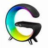 G-ROC LED LIGHT WITH BLUETOOTH SPEAKER ALARM AND WIRELESS CHARGER NH69B BLACK
