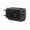 GEMBIRD 2IN1 20W APPLE WATCH & PHONE FAST CHARGER BLACK TA-UC-PDQCW20-01-BK