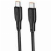 LAMTECH CHARGE AND DATA CABLE TYPE-C TO TYPE-C 60W 2M BLACK LAM114413