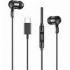 XO EP81 ΕΝΣΥΡΜΑΤΑ IN-EAR ΜΕΤΑΛΛΙΚΑ ΑΚΟΥΣΤΙΚΑ ΜΕ ΜΙΚΡΟΦΩΝΟ ΚΑΙ ΒΥΣΜΑ USB-C ΣΕ ΜΑΥΡΟ ΧΡΩΜΑ
