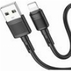 HOCO USB-A TO LIGHTNING CABLE X83 VICTORY 18W 2A 1M BLACK