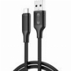 XO NB265 ΚΑΛΩΔΙΟ USB HIGH-SPEED A ΑΡΣ. - USB TYPE-C ΑΡΣ. 15W 1.00M ΣΕ ΜΑΥΡΟ ΧΡΩΜΑ
