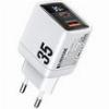 CHARGER GAN WK 35W PD+QC3.0 WHITE WP-U25