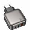 LAMTECH THREE PORTS GAN CHARGER PD45W GREY LAM980435