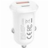 XO CC69 UNIVERSAL ΦΟΡΤΙΣΤΗΣ ΑΥΤΟΚΙΝΗΤΟΥ ΜΕ 2 ΕΞΟΔΟΥΣ 1X USB-A & 1X USB-C ΣΕ ΛΕΥΚΟ ΧΡΩΜΑ