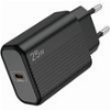 LAMTECH FAST CHARGER TYPE-C PD25W BLACK LAM112723