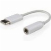 CABLEXPERT USB-C PLUG TO STEREO 3.5MM AUDIO ADAPTER CABLE WHITE A-CM-3.5F-01