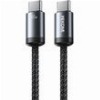 CHARGING CABLE WK 65W TYPE-C/TYPE-C BLACK 1M WDC-35 3A
