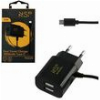 NSP TN228 ΜΑΥΡΟΣ ΦΟΡΤΙΣΤΗΣ ΤΑΞΙΔΙΟΥ DUAL USB-A ΜΕ ΕΝΣΩΜΑΤΩΜΕΝΟ ΚΑΛΩΔΙΟ TYPE-C 2800MAH