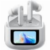 BLACKVIEW ENC BT5.4 AIRBUDS 12 WITH LED SCREEN & CHARGING DOCK WHITE AIRBUDS12-W