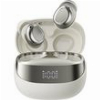 BLACKVIEW ENC BT5.4 AIRBUDS 9 LED SCREEN WITH CHARGING DOCK BEIGE WHITE AIRBUDS9-BW