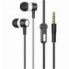 LAMTECH HANDSFREE WITH MIC 3,5MM JACK BLACK LAM021356