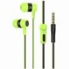 LAMTECH HANDSFREE WITH MIC 3,5MM JACK GREEN LAM021387
