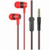 LAMTECH HANDSFREE WITH MIC 3,5MM JACK RED LAM021363