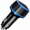 LAMTECH 2XUSB 2,4A CAR CHARGER FOR MOBILE PHONES BLACK LAM081741